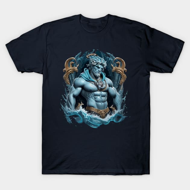 Poseidon T-Shirt by godzilla